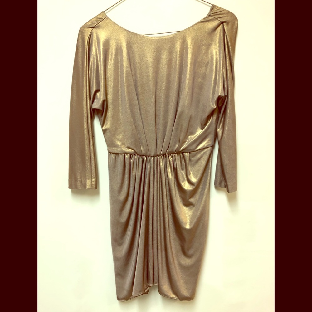 Gold Tibi cocktail dress- holidays/NYE 👌🏼